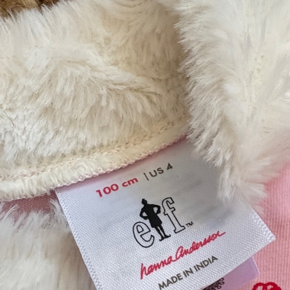 ELF Pink and White Kids Casual Dress - Picture 2 of 2